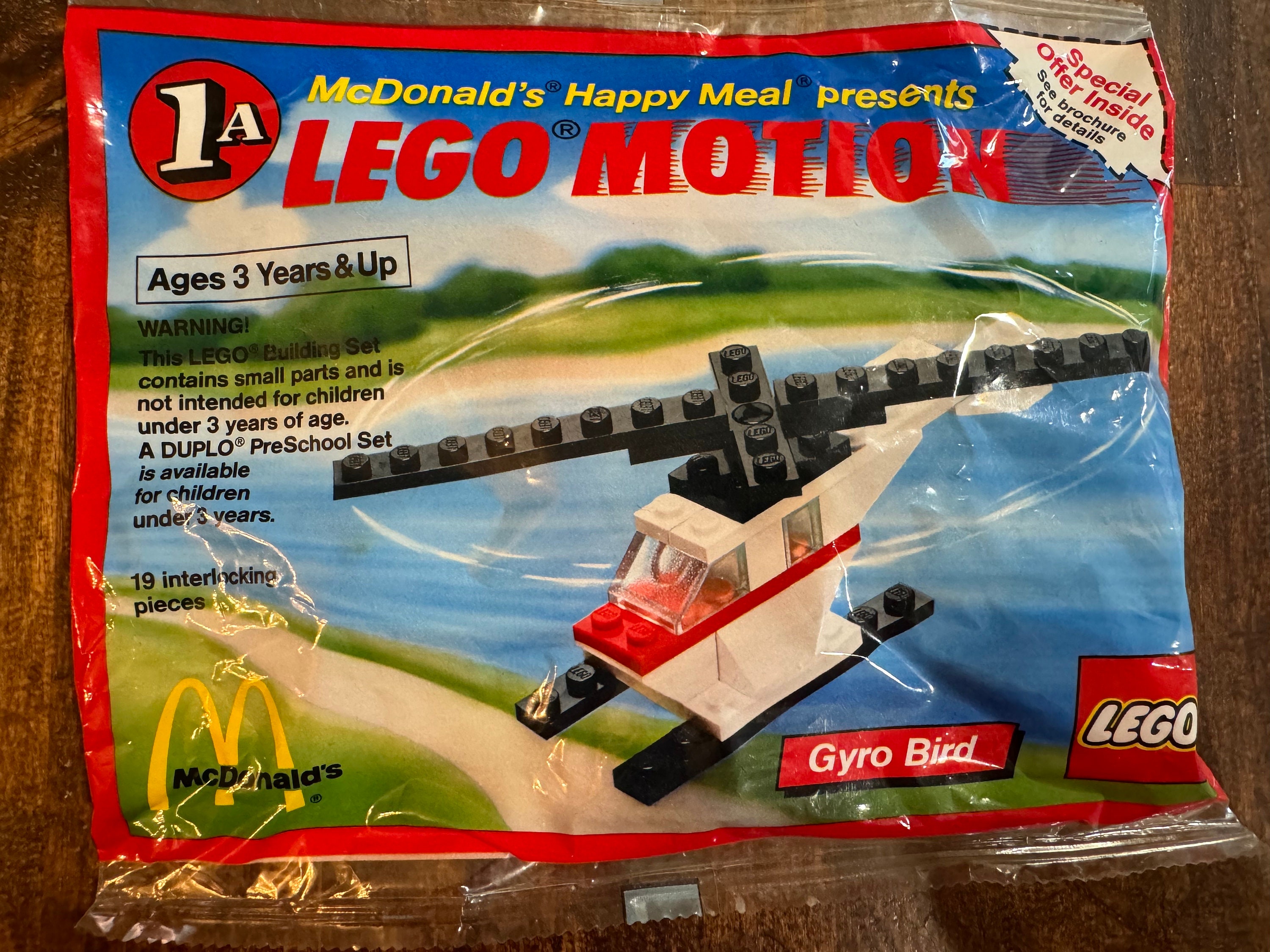 1989 Mcd Mcdonald's Lego Motion No 1A Gyro Bird Mint in Package - Etsy
