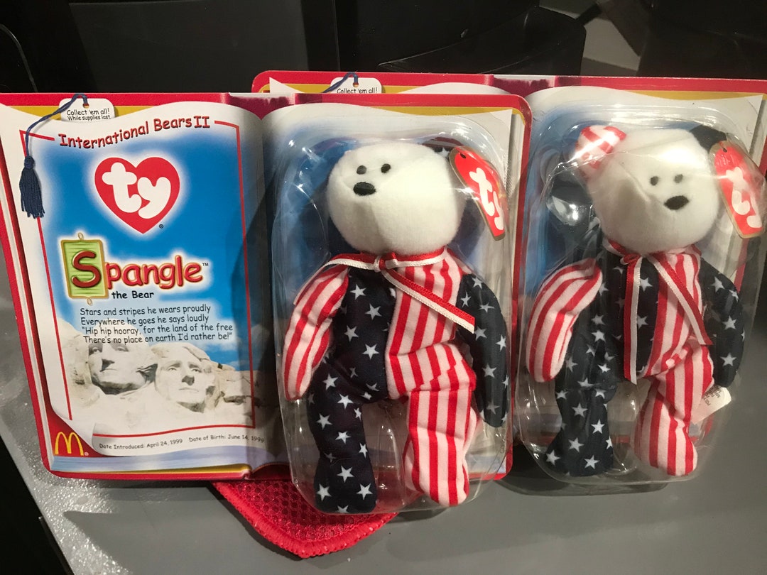 2000 Mcdonalds International Bears II Spangle the Bear Mint in Package ...