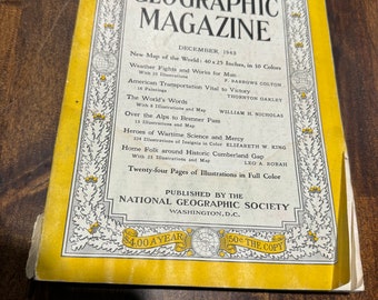 December 1943 National Geographic Magazine