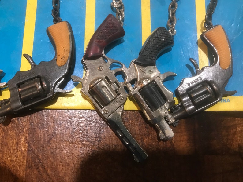 Vintage Key Rings Bonanza Diecast Miniature Toy Cap Gun on - Etsy