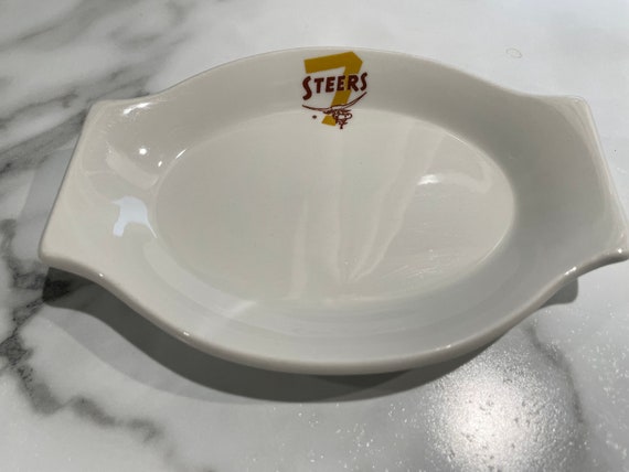 Rare 1959-60 Jackson China 7 Steers Steakhouse Atlanta, GA by Paul