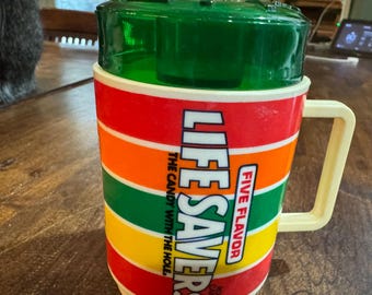 1970's Green Lifesavers Mug