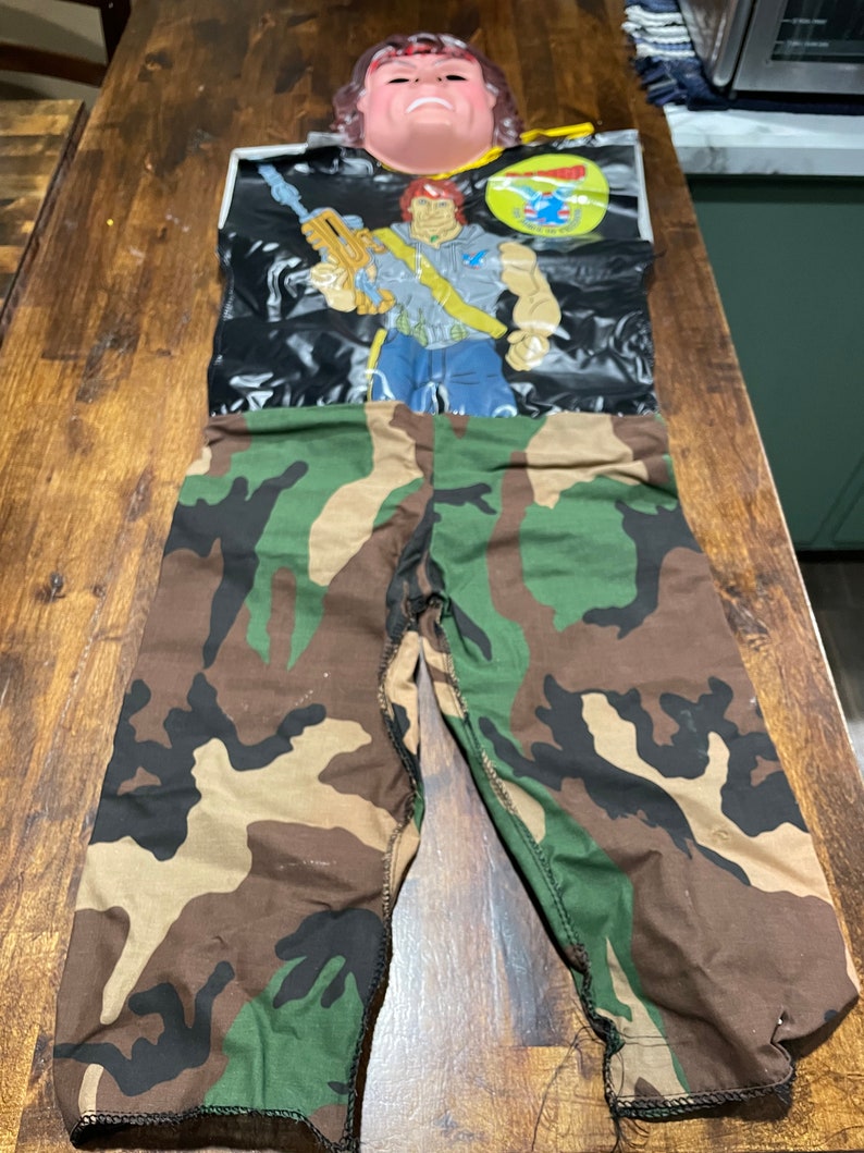 1986 Rare Collegeville Rambo Halloween Costume in Box - Etsy