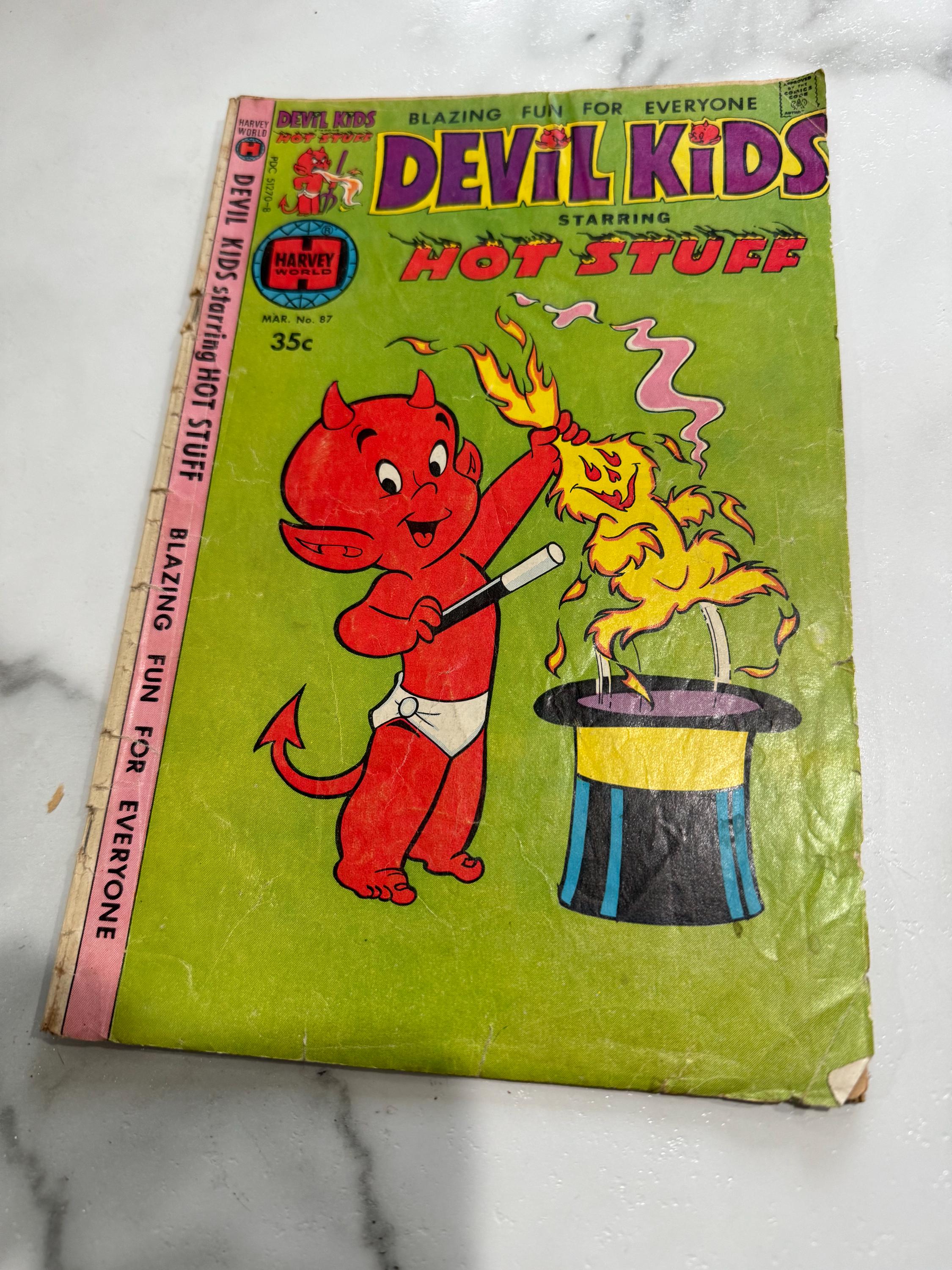 1978 No 87 March Devil Kids Starring Hot Stuff 35 Cent Comic