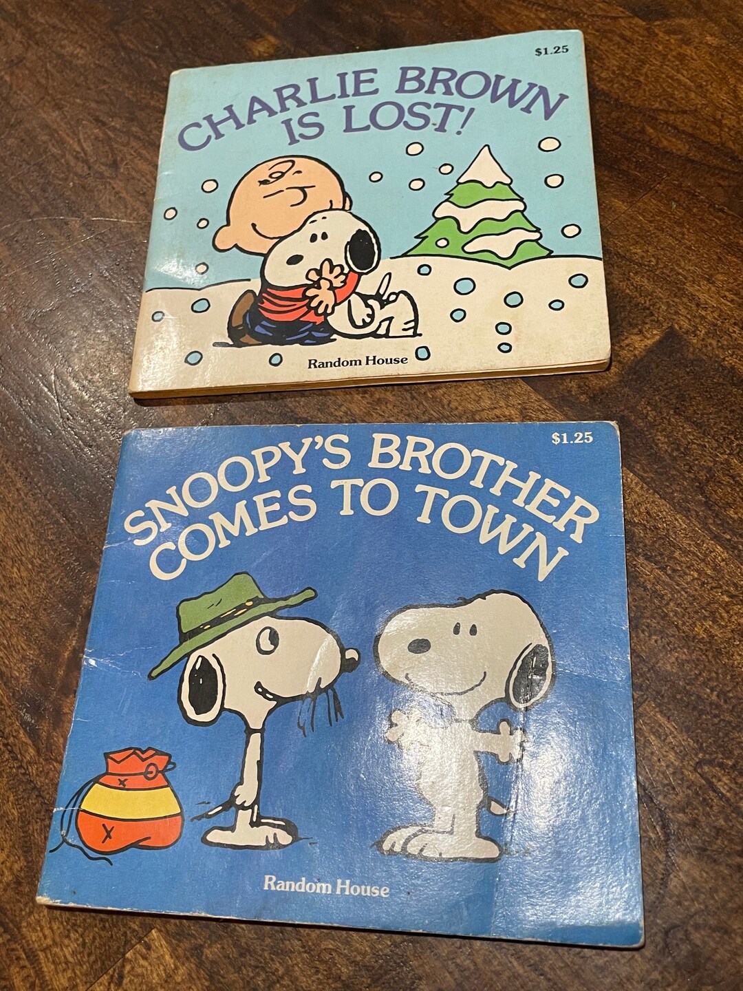 1984 Charlie Brown is Lost and Snoopy's Brother Comes to Town 2 Books
