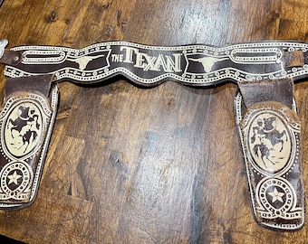 1950's Leather Double Holster "The Texan"