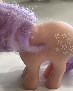 1982 G1 My Little Pony Blossom (pink and Purple Hair) - Etsy