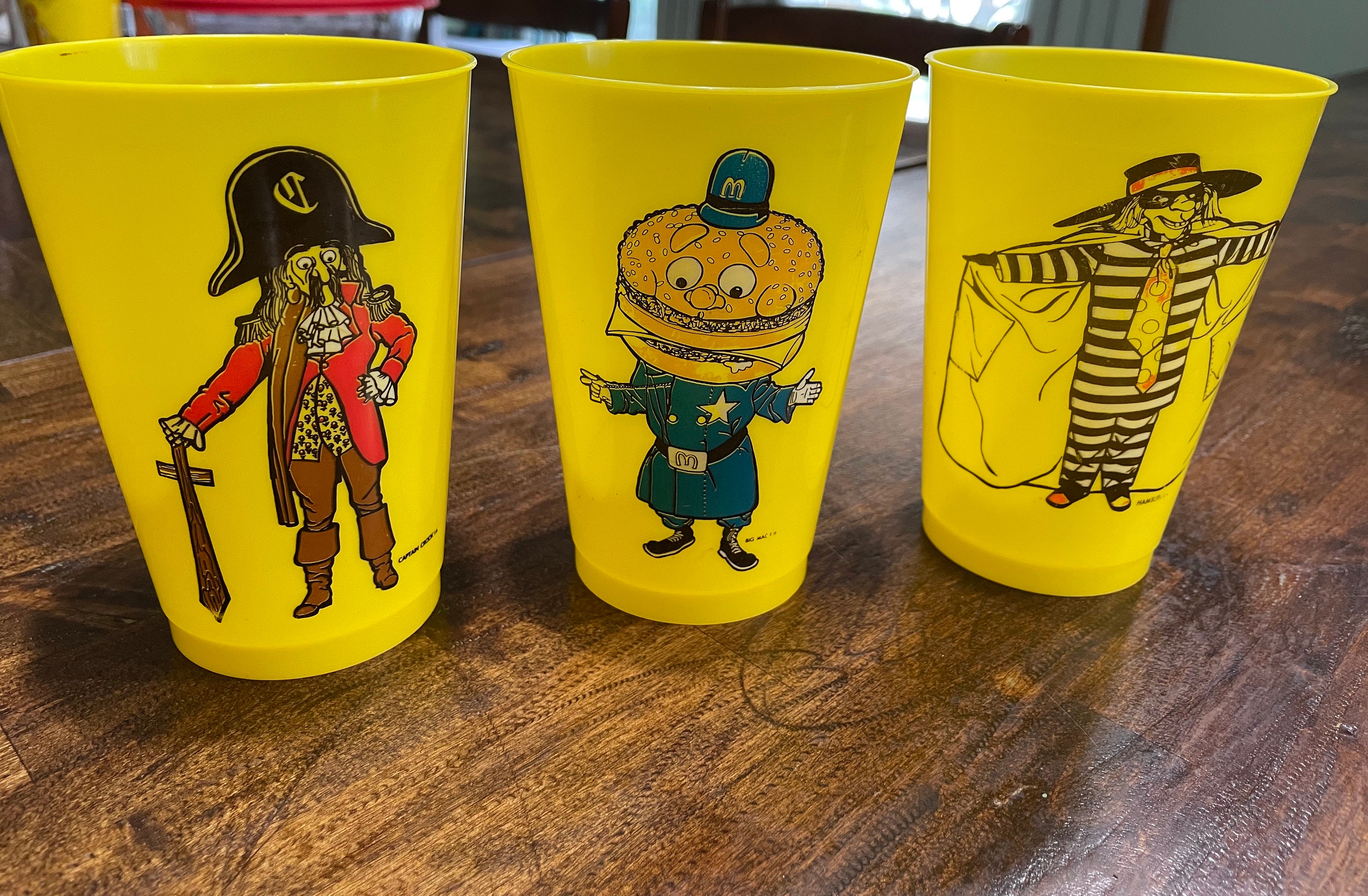 Rare 1970's Mcdonalds Plastic Cups 5th Anniversary in Hawaii - Etsy