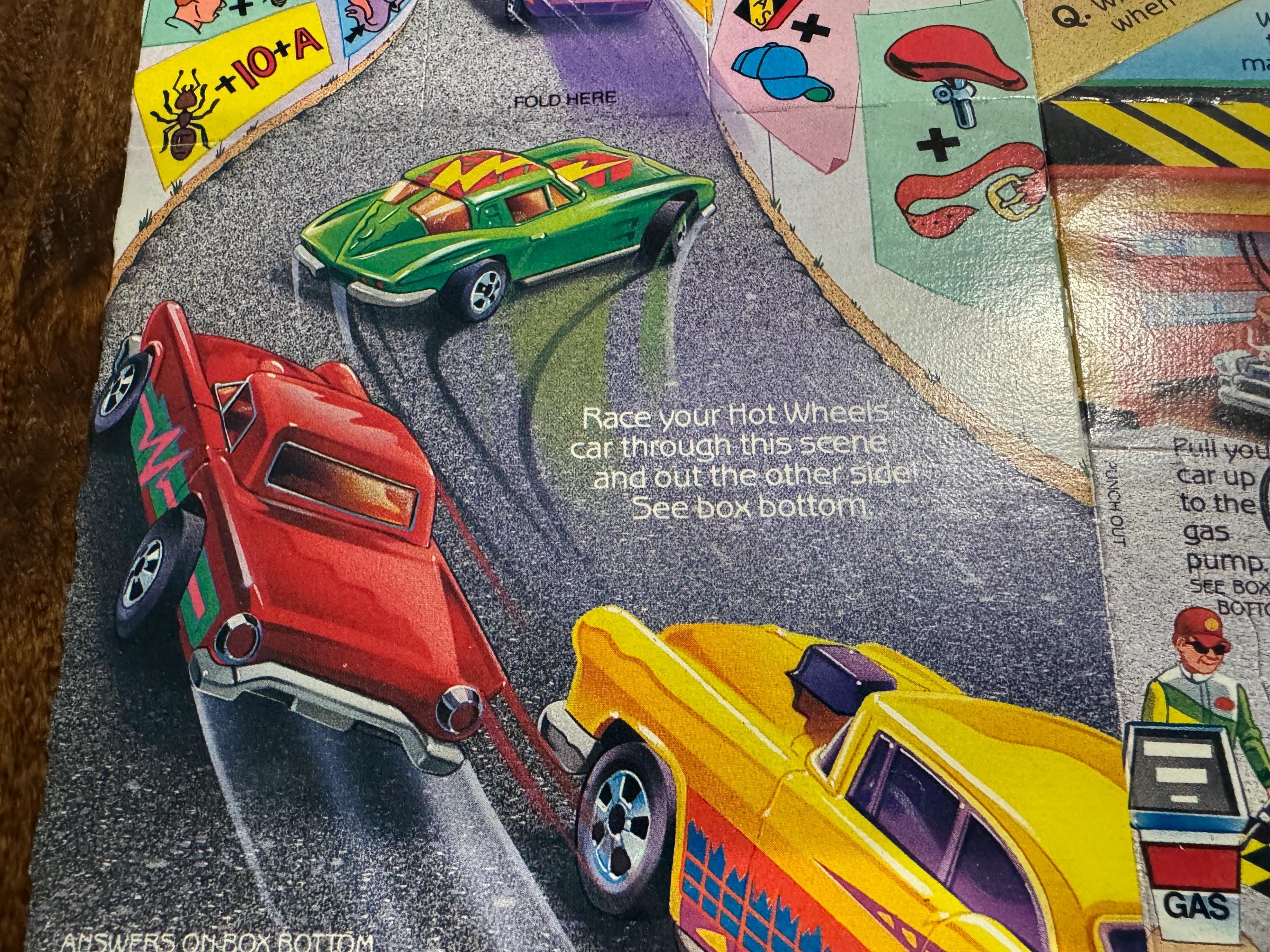 Rare 1991 Mcdonalds Hot Wheels Happy Meal Box Unused New Old Stock