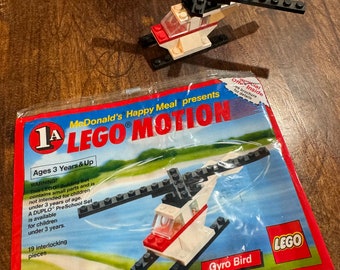 1989 McD McDonald's Lego Motion No 1A Gyro Bird Loose with Original Package and Instructions