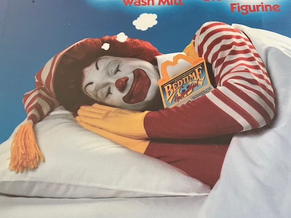 1988 Rare Mcdonalds Bed Time Translite - Etsy
