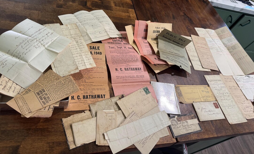 Large Lot of Vintage Paper Ephemera - Etsy