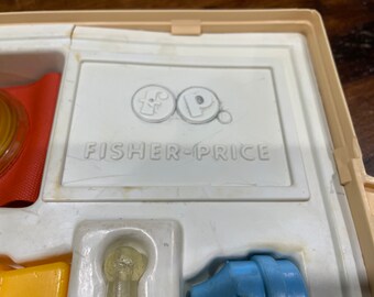 Fisher-Price Kit médico vintage #936 Hecho en 1977