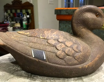 Vintage Ariduk General Fibre Company Duck Decoy "Paper Mache"