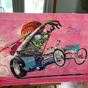 1963 Rare Original Digger Weird-ohs the Way Out Dragster Tray