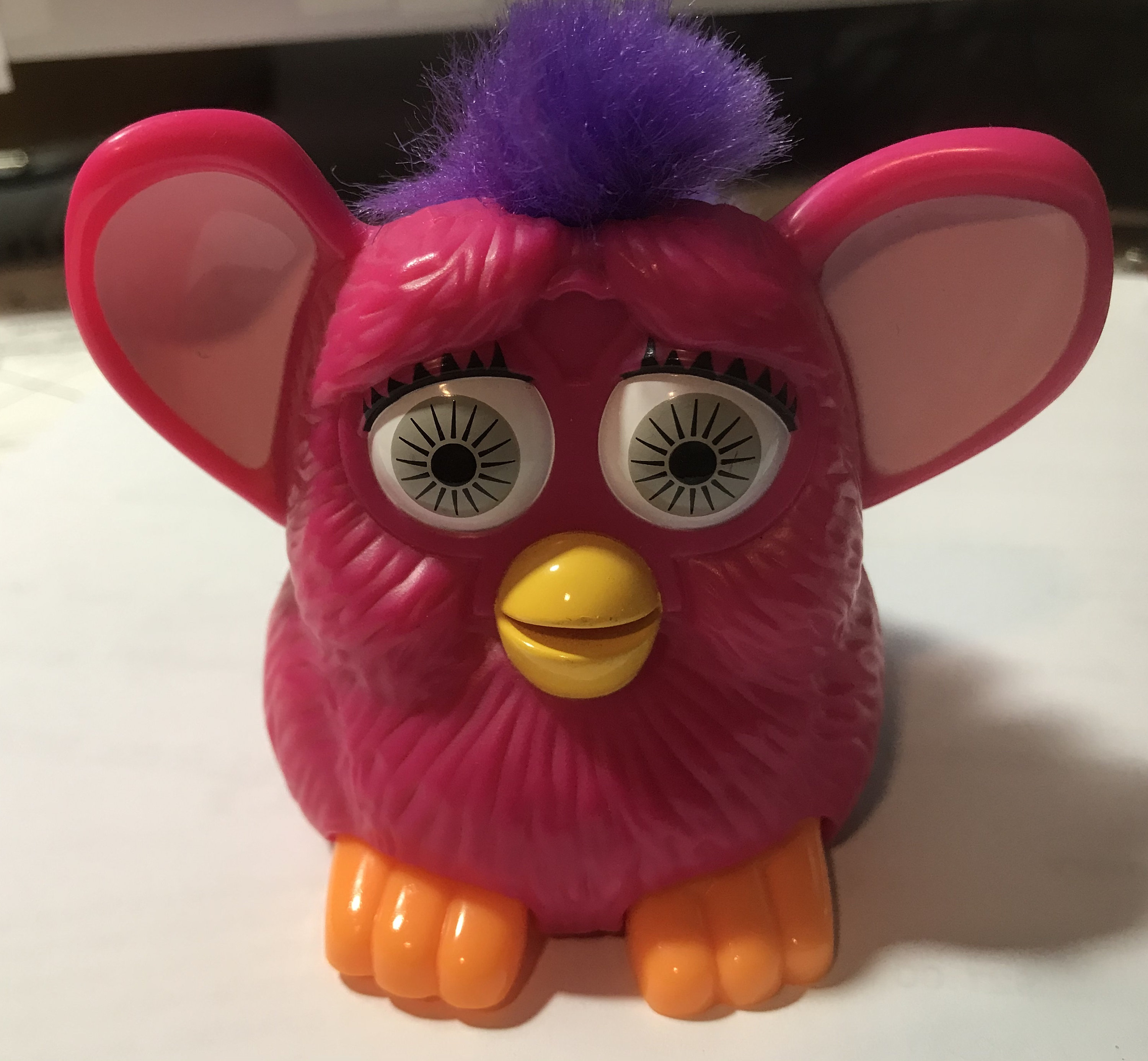 Vintage 1998 Mcdonalds Bright Pink Furby Purple Hair Toy - Etsy
