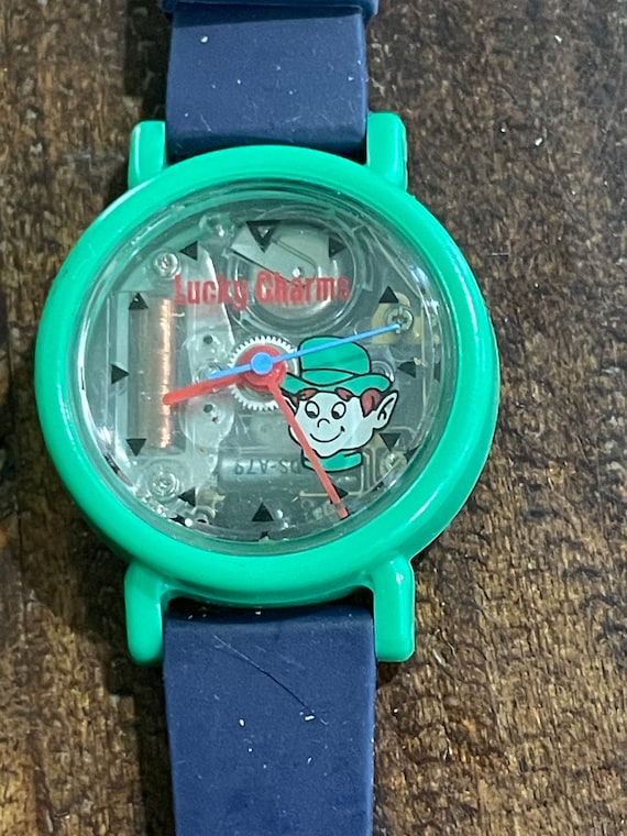 1990's Lucky Charms See Thru Wrist Watch - image 2
