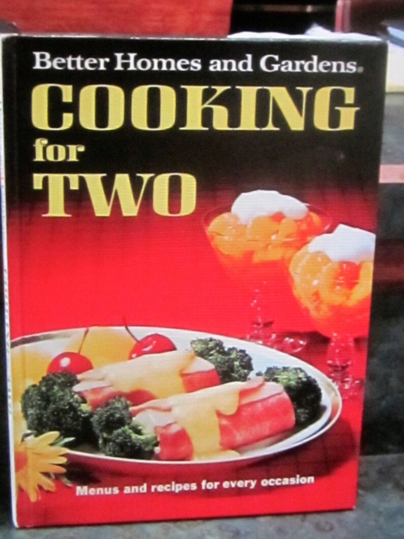 1980 Cooking For Two Cookbook Better Homes and Gardens Etsy