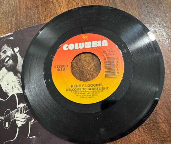 1982 Kenny Loggins 45 RPM Record I'm Free Heaven Helps the Man - Etsy