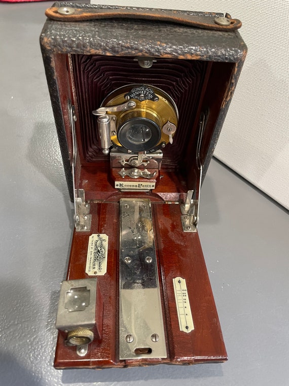 Rare 1905 Korona Petit Folding Camera by Gundlach Optical Company