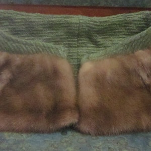 Vintage Mink Shoulder Cape 1950 Era