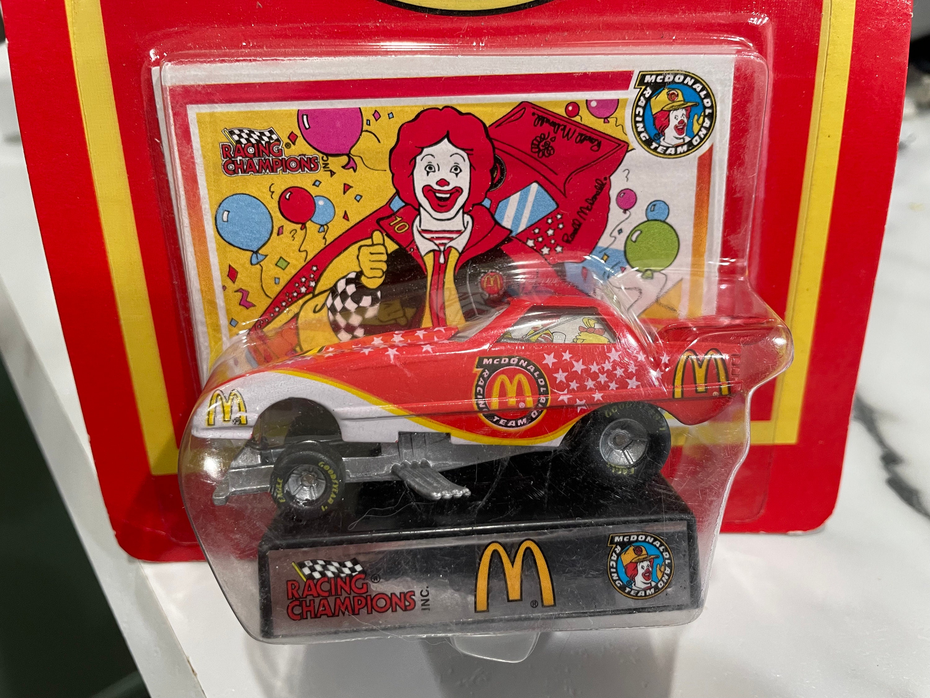 McDonald's Ronald McDonald ミニカー 1994 Racing Champions Mcdonald's Ronald Mcdonald Funny Car Mint in