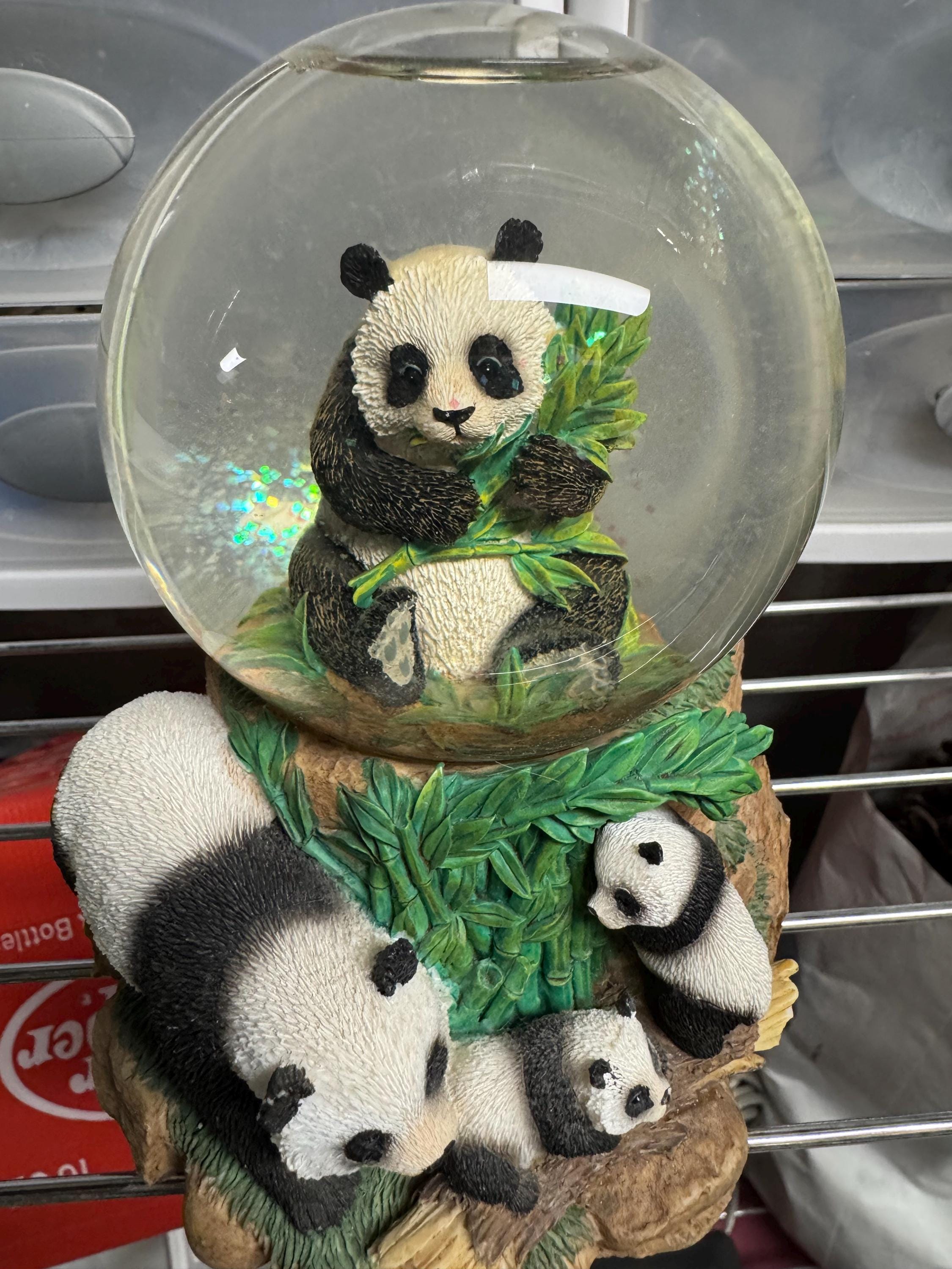 2000 Era Pandas Westland Musical Snow Globe Talk to the Animals - Etsy