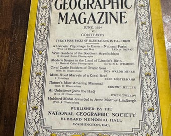 June 1934 National Geographic Magazine