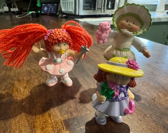Qty of 3 Vintage 1984-1985 Cabbage Patch PVC Dolls