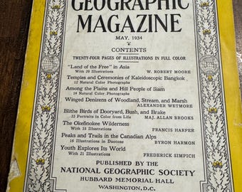 May 1934 National Geographic Magazine