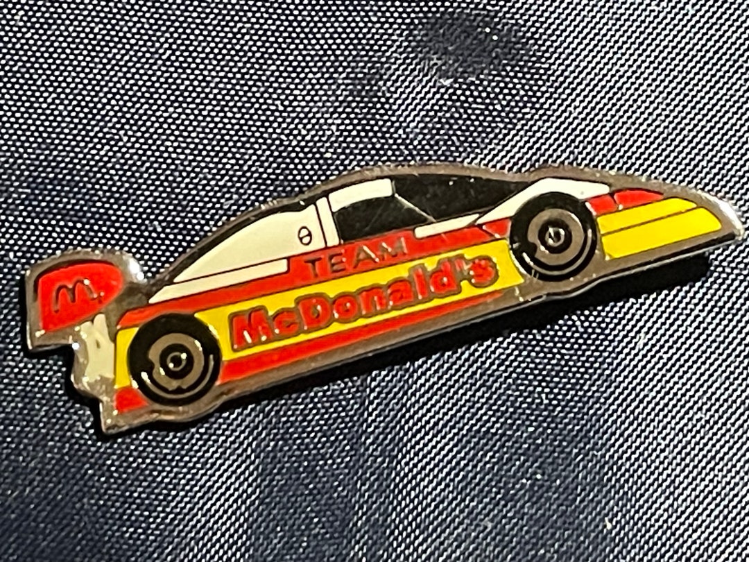 Vintage Mcdonalds Race Car Team Mcdonalds Employee Crew Pin - Etsy