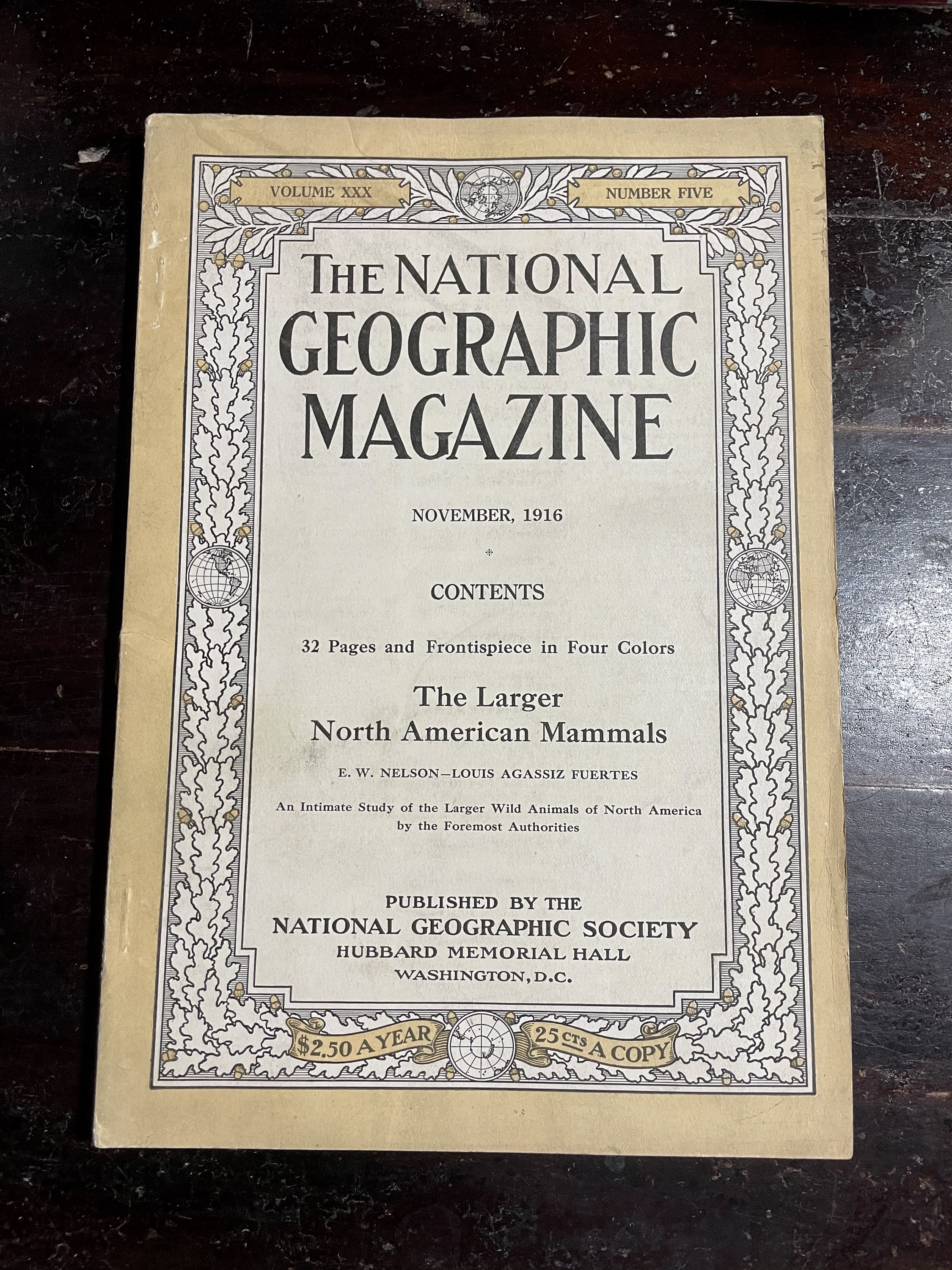 November 1916 National Geographic Magazine