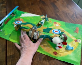 1969 Rare Mattel Snoopy Skediddler WWI Flying Ace Sopwith Camel