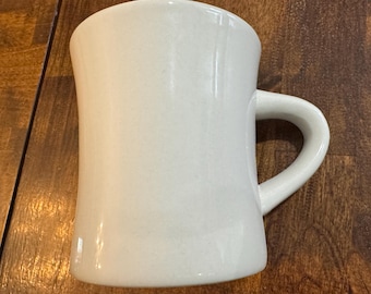 1970's Buffalo China Heavy Coffee Mug New Old Stock D Handle