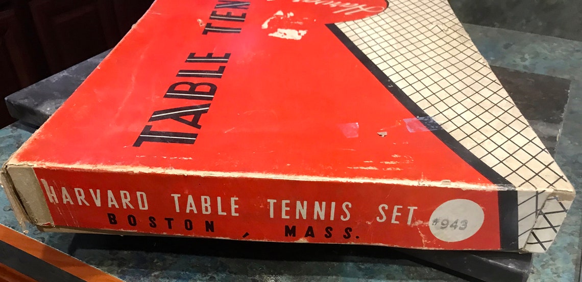 Ensemble De Tennis De Table Vintage Harvard Tournament N°703, Neuf Et Scellé