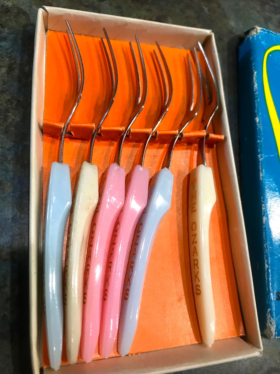 Vintage Little Fork Stainless Cocktail Forks in Box Etsy