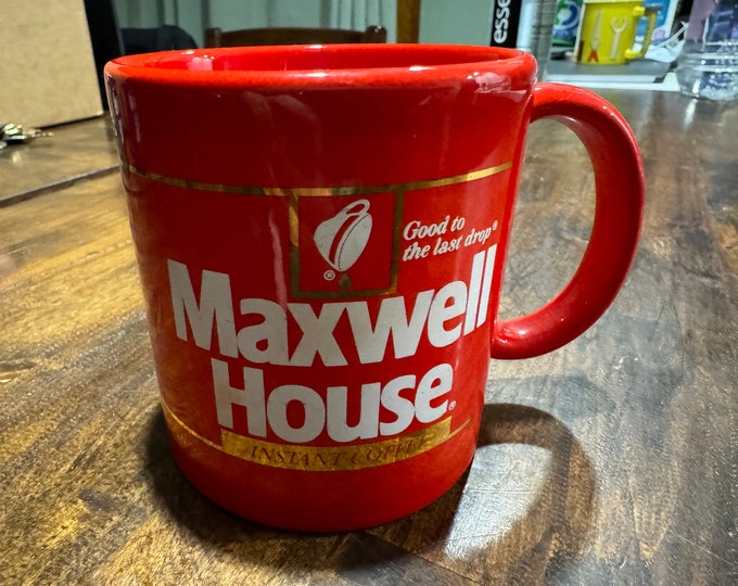 Vintage Maxwell House Coffee Mug 80s Ceramic England - Etsy