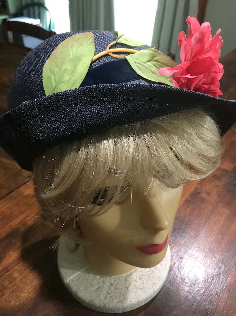 Vintage 1950s Betmar New York Cloche Hat