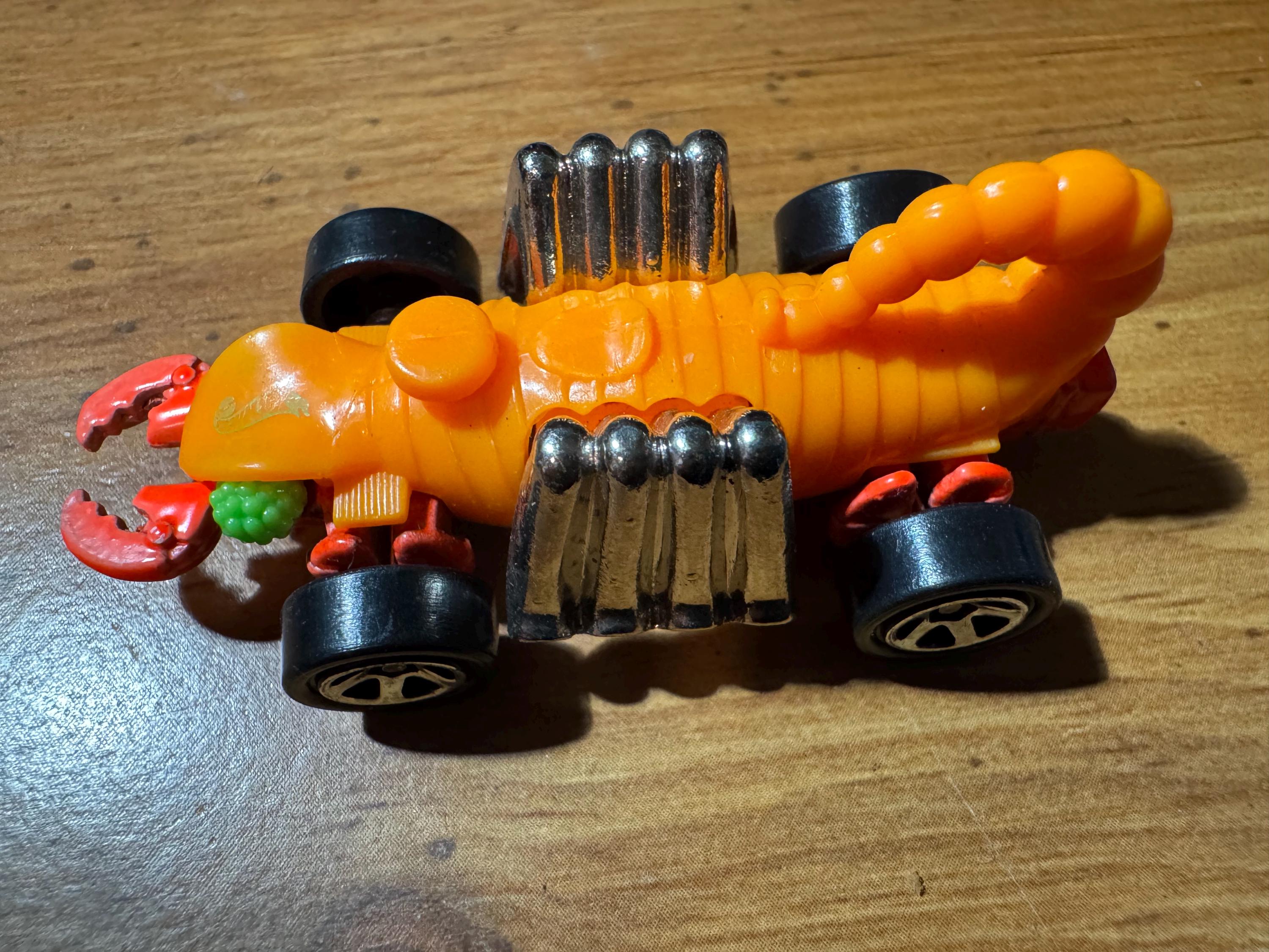 Vintage 1985 Hot Wheels Orange Scorpion Die Cast Car - Etsy
