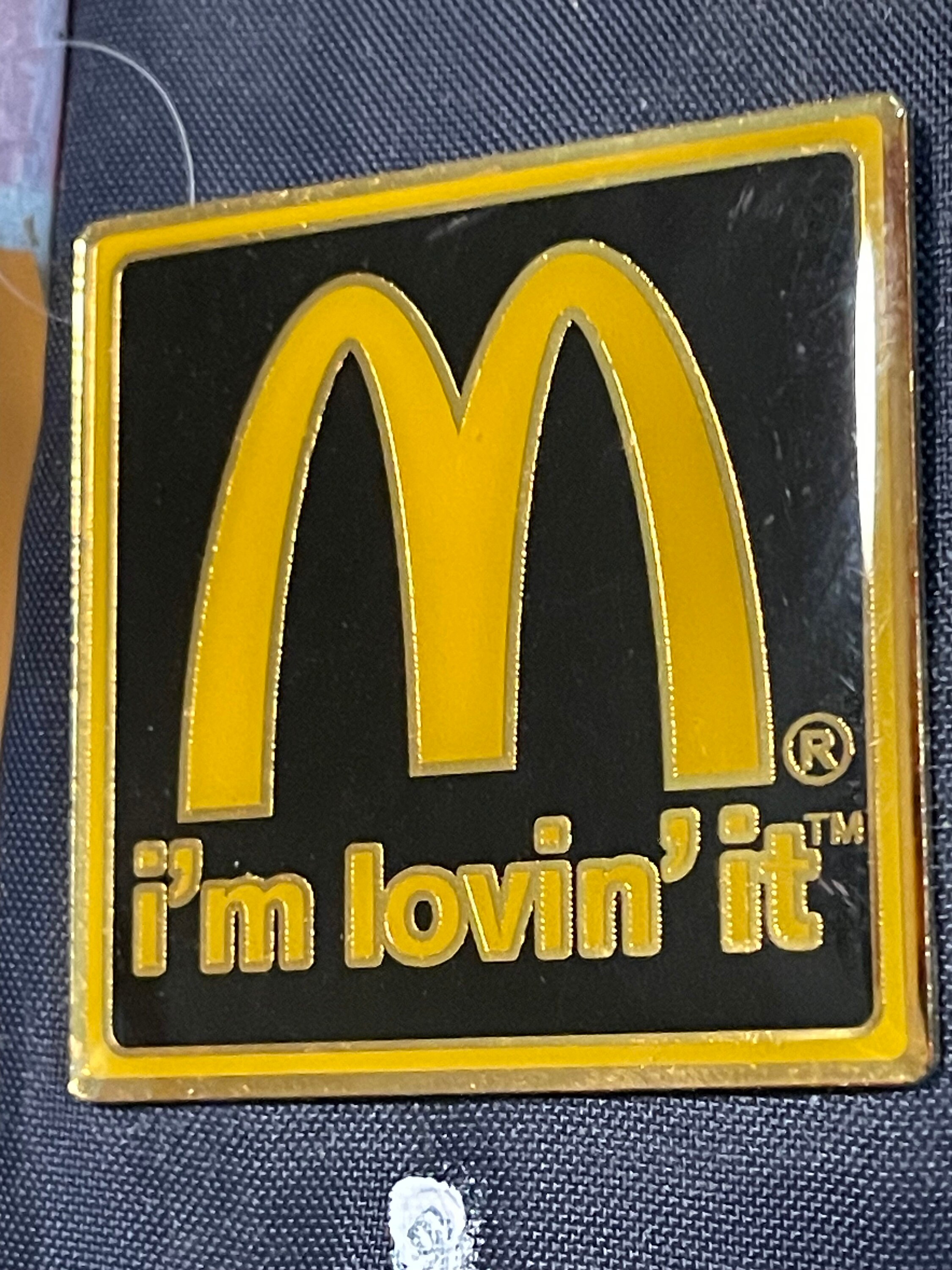 1980's Mcdonalds I'm Lovin It Pin Employee Crew Pin - Etsy