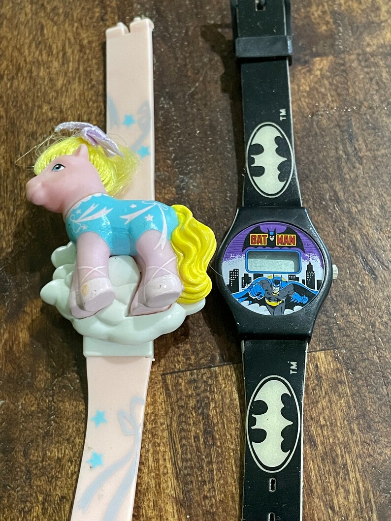 1990's My Little Pony and Super Hero Wrist Watch (qty of 2) - Etsy
