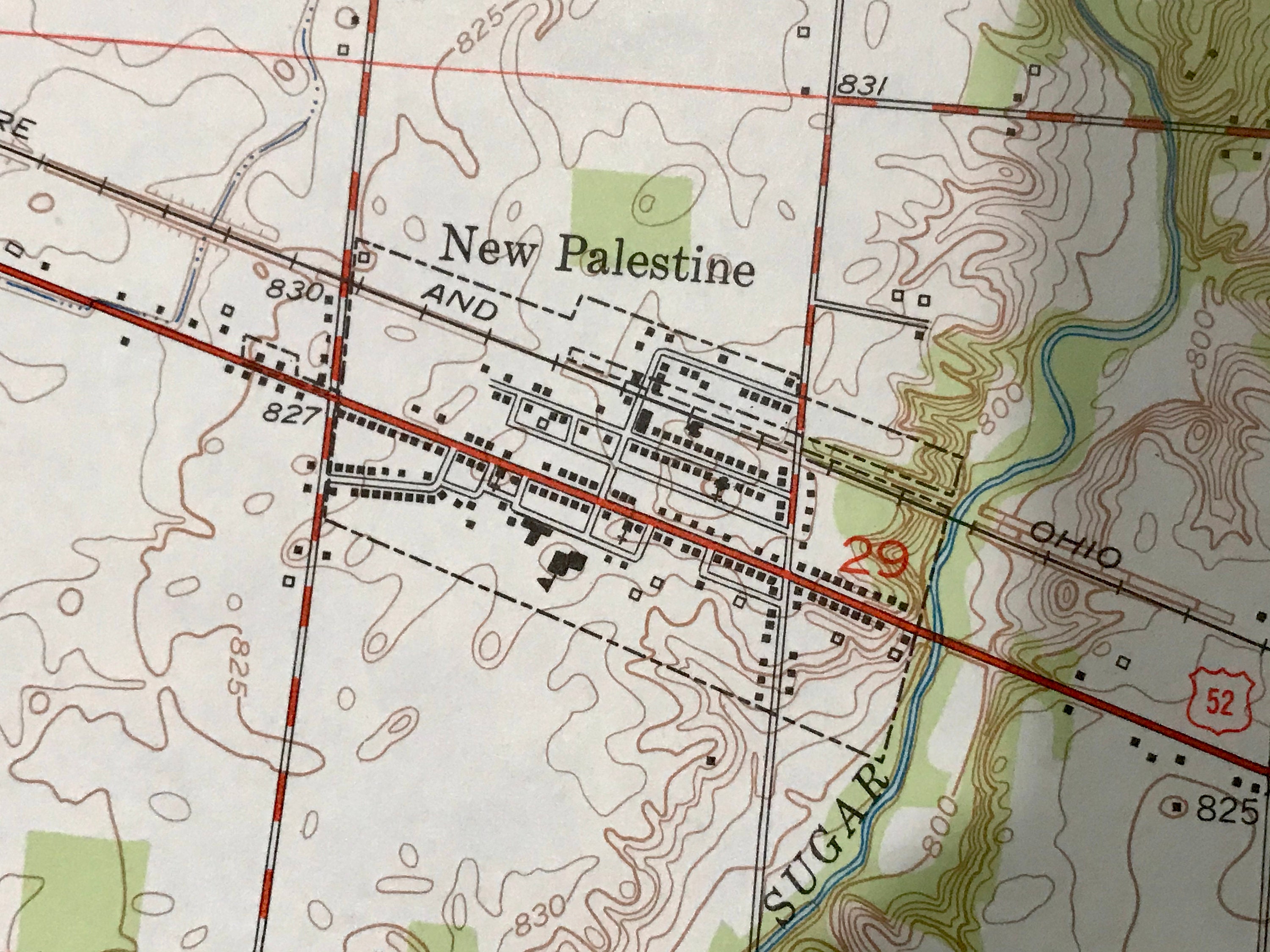 Vintage Acton Indiana 19501953 U S Geological Survey Etsy UK