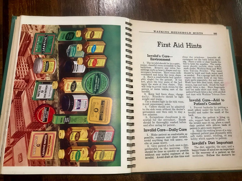 1941 Watkins Household Hints Book Illustrated Advertising Products afbeelding 9