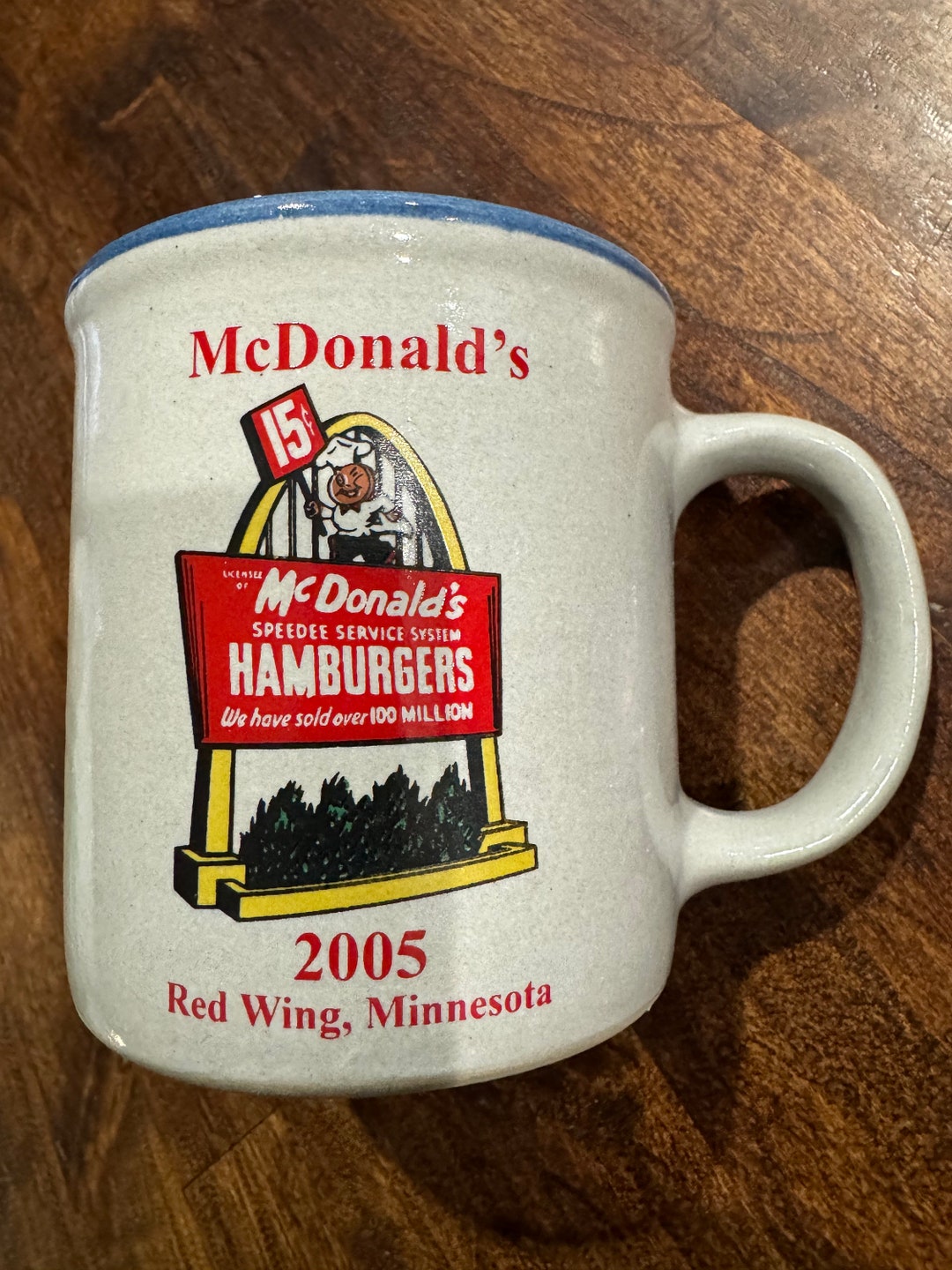 Rare Vintage Hard to Find Red Wing Mcdonalds Minnesota Coffee Mug