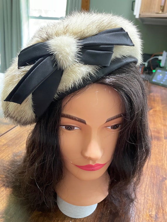 1950 Era Edythe and Marie Fur Cloche Hat