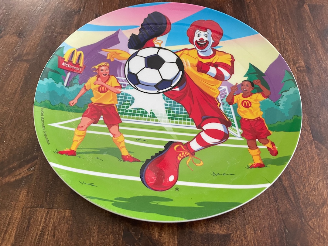Vintage Mcdonalds Soccer Melmac Plate - Etsy