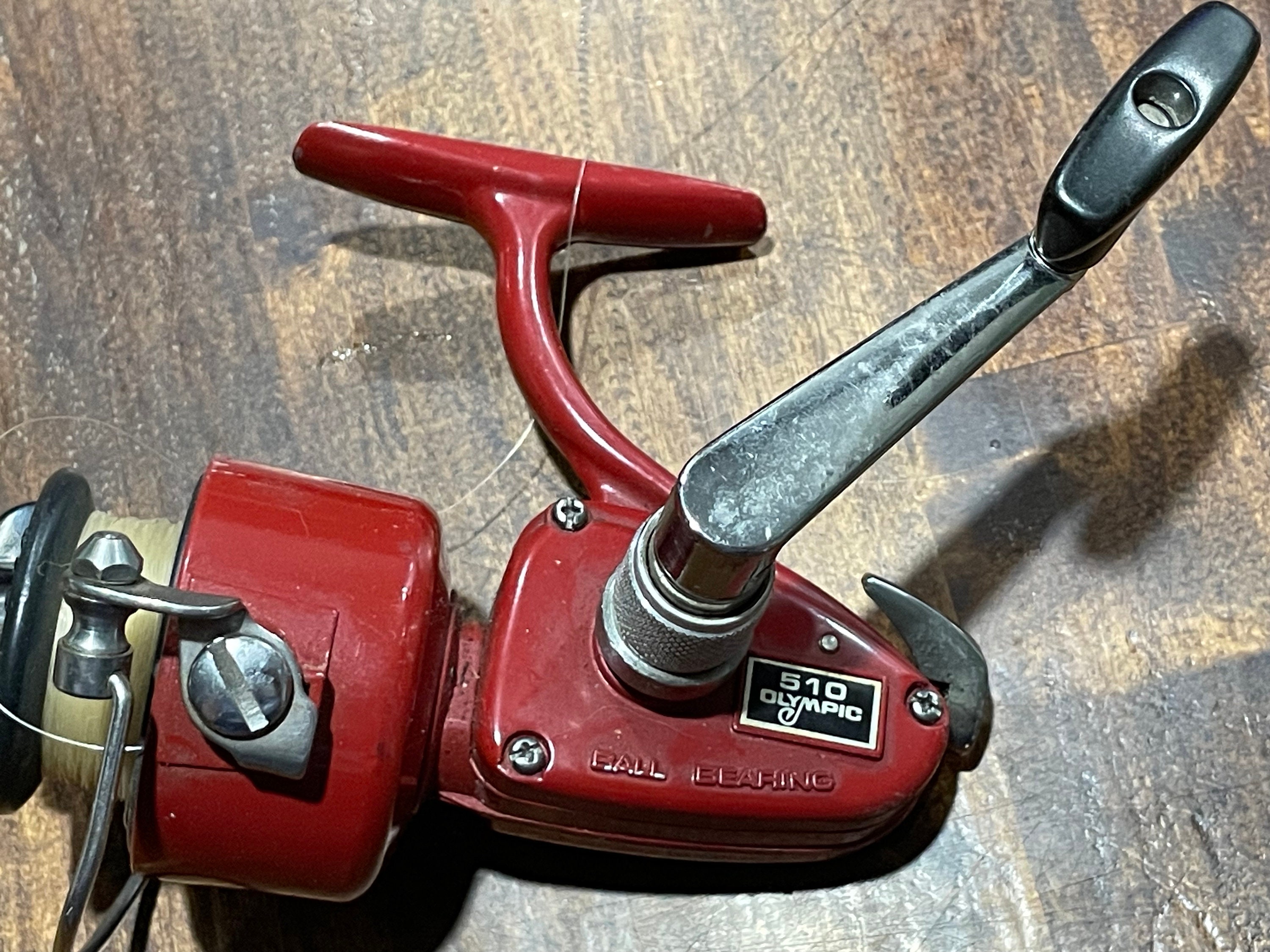 1970's Olympic 510 Spinning Ambidextrous Fishing Reel 