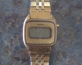Vintage Ladies Seiko Digital Watch 1970 Era