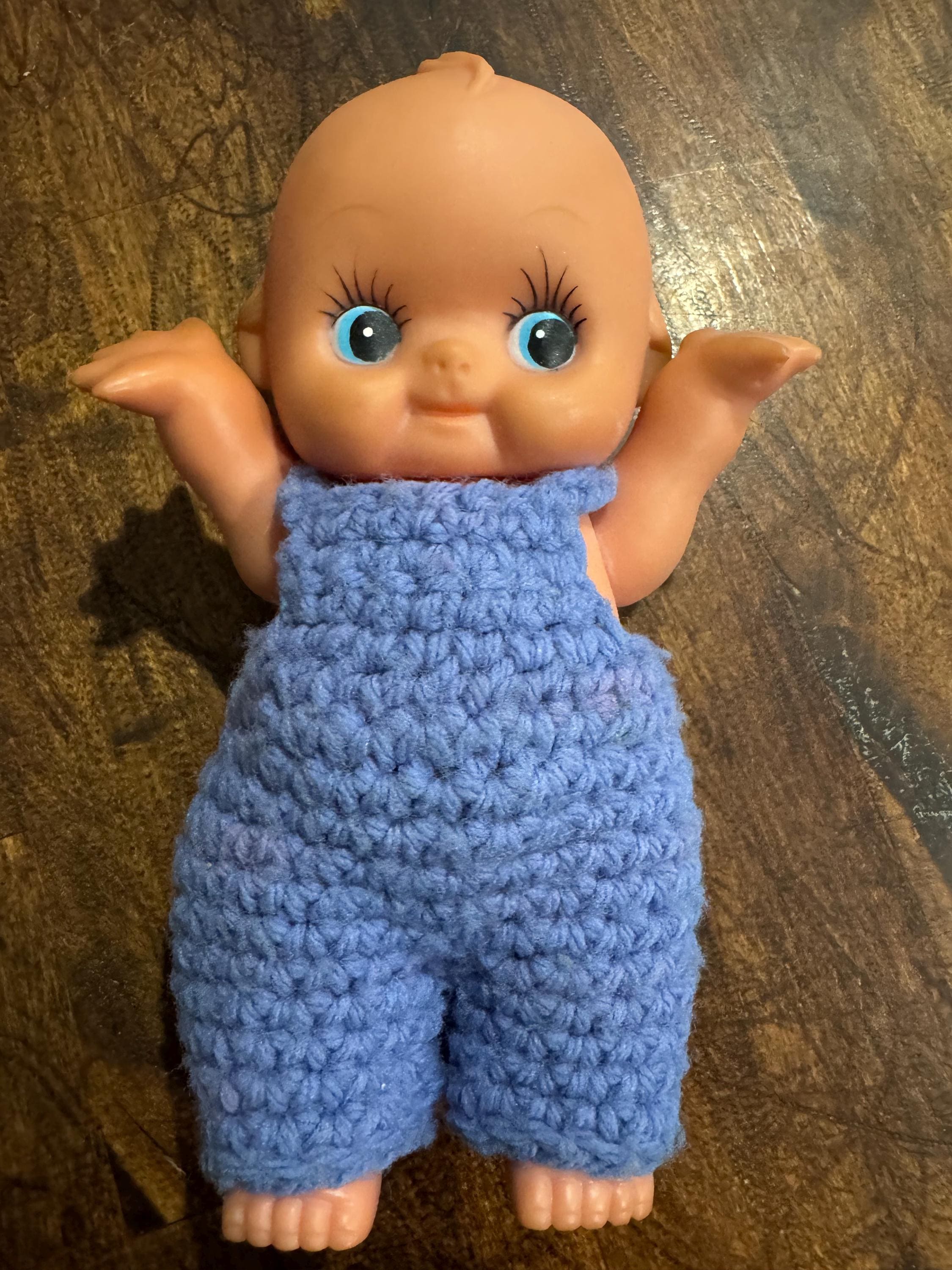 Kewpie カメオ・ドール 青色ドレス アメリカ買付品 7 1/2 Inch Kewpie Doll With Blue Outfit Jointed - Etsy