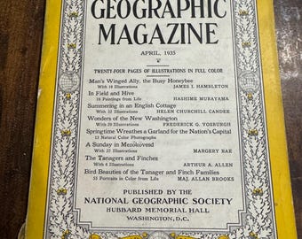 April 1935 National Geographic Magazine ( Inventory No. 2 )